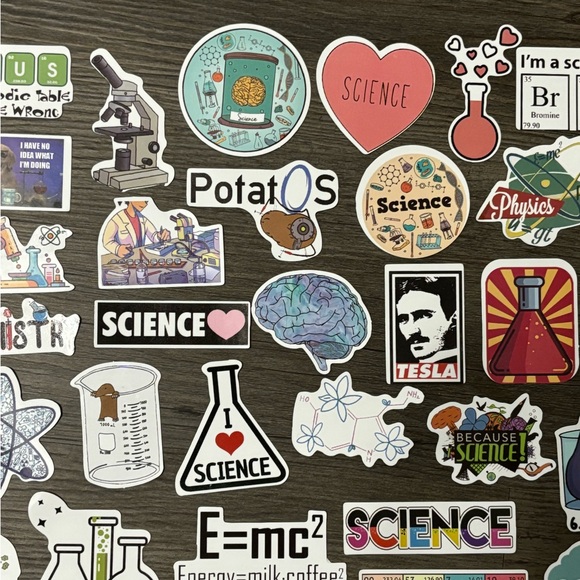 Science Sticker Assortment - 37 count - Picture 4 of 4